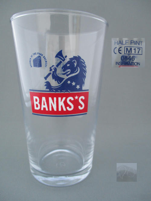 002027B121 Banks's Beer Glass