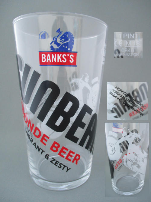 002030B121 Banks's Beer Glass
