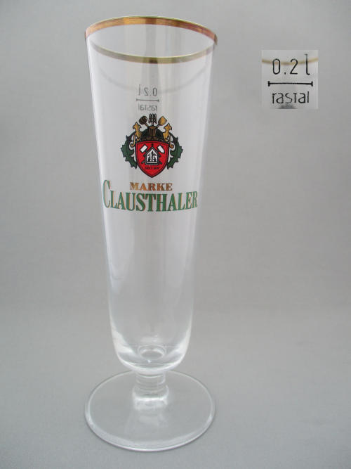 Marke Clausthaler Beer Glass