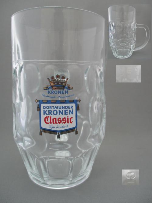 Kronen Beer Glass 002042B122
