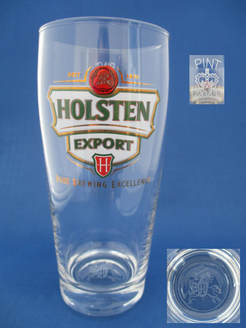 Holsten Export Beer Glass 002048B122
