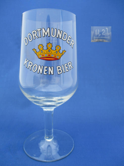 002059B122 Kronen Beer Glass