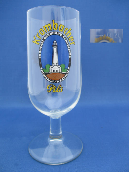 002073B123 Krombacher Beer Glass