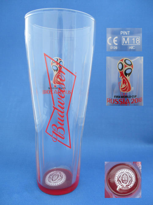 Budweiser Beer Glass 002074B123