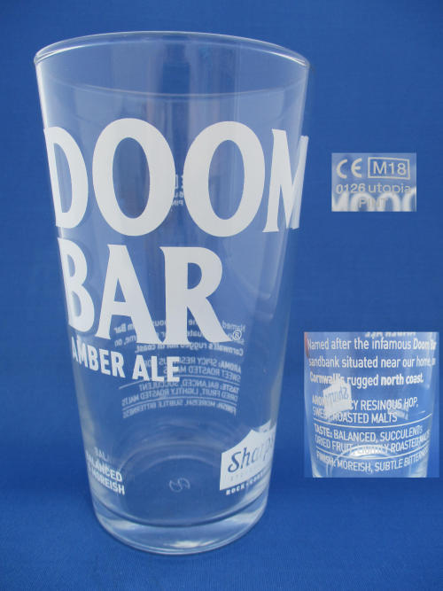 Doom Bar Beer Glass