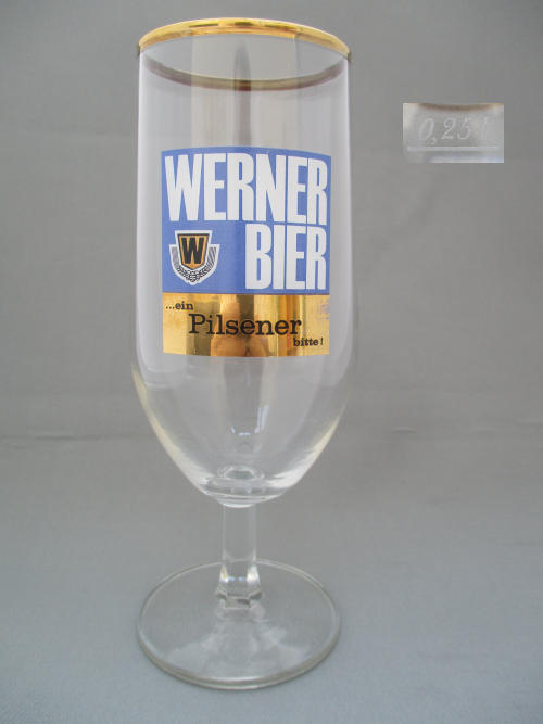 Werner Pilsener Glass 002082B123