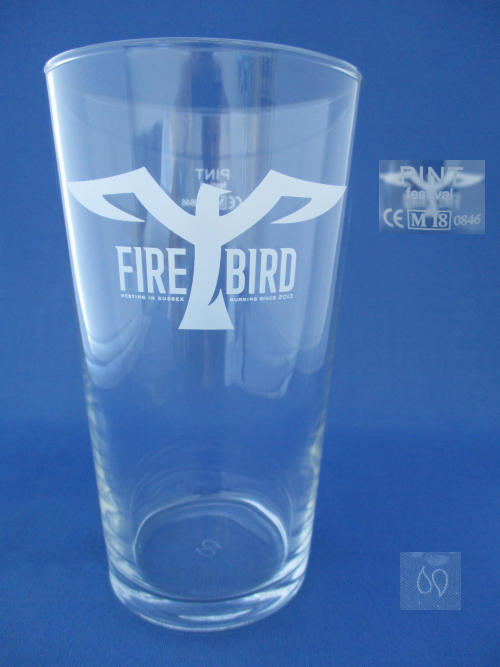 Firebird Beer Glass 002099B124