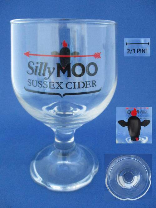 Silly Moo Cider Glass 002096B124