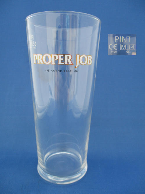 Proper Job Beer Glass 002109B125