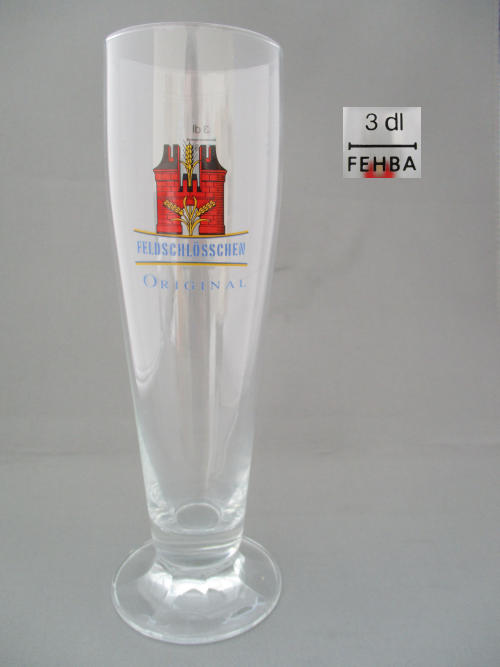 Feldschlosschen Beer Glass 002113B124