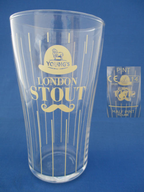 Young's London Stout Glass 002121B125