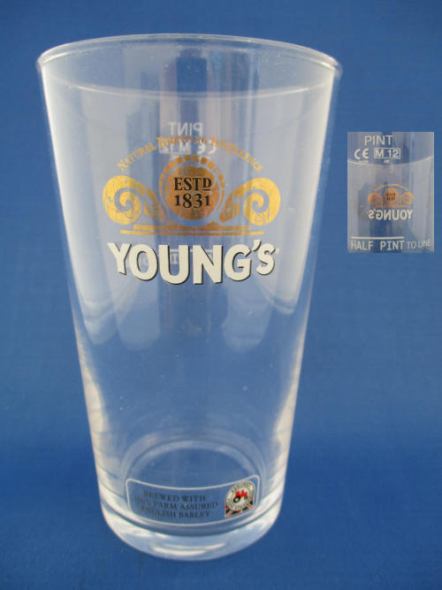 Young's Beer Glass 002126B126