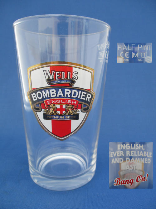 Bombardier Beer Glass 002129B126