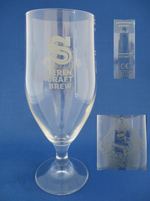 Siren Beer Glass 002137B126