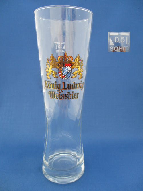 Konig Ludwig Weissbier Glass 002143B126