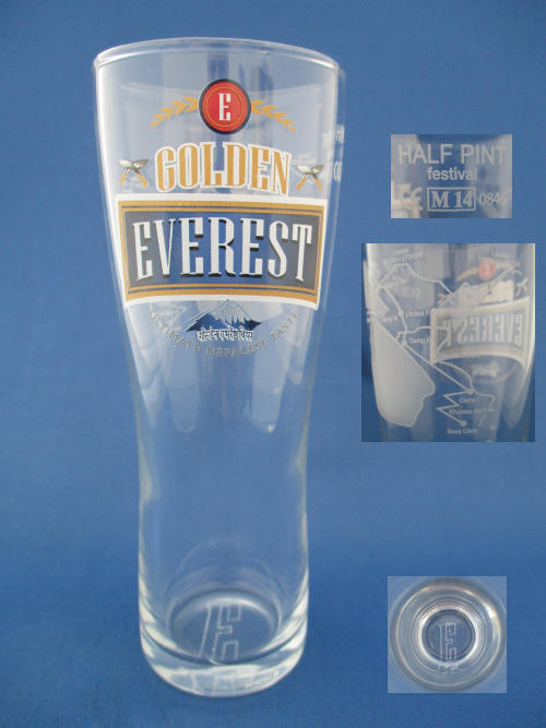 Golden Everest Beer Glass 002144B126