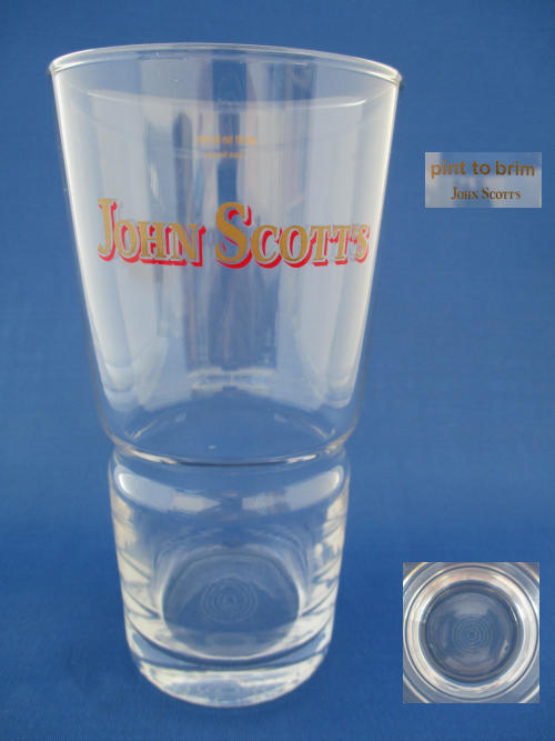 John Scott's Beer Glass 002146B127
