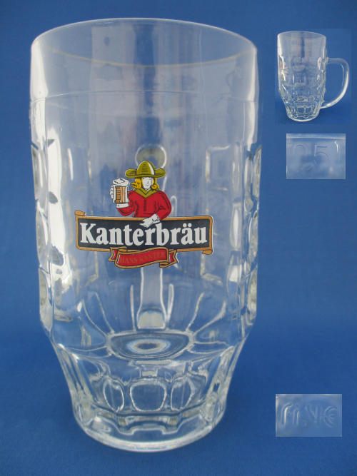 Kanterbrau Beer Glass 002155B127