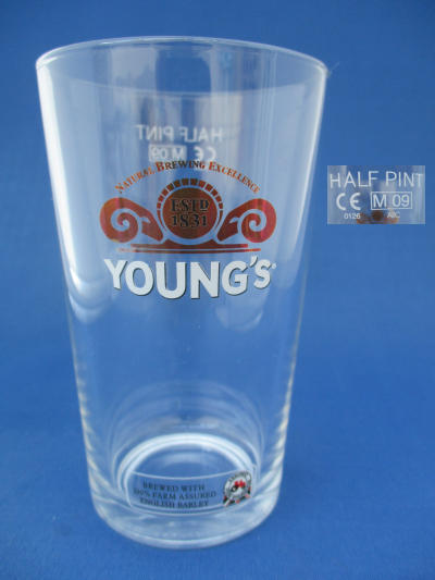 Young's Beer Glass 002171B127