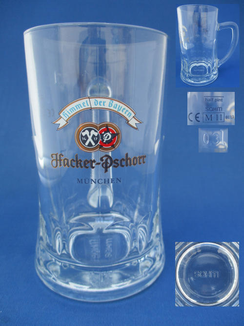 Hacker-Pschorr Beer Glass 002172B128