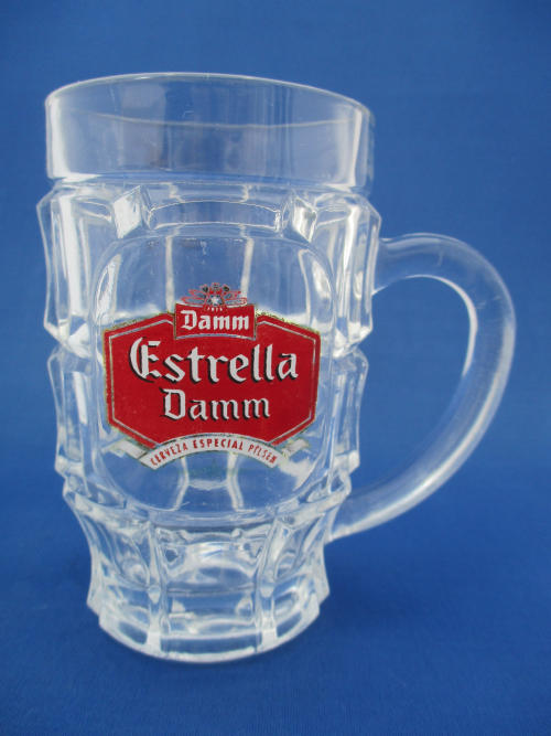 Estrella Damm Beer Glass
