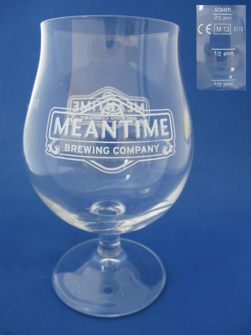 Meantime Beer Glass 002175B128