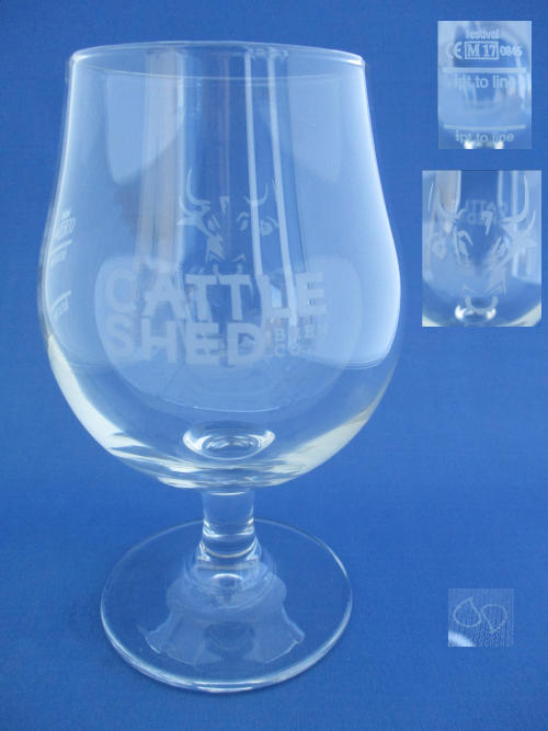 Cattle Shed Beer Glass 002180B129
