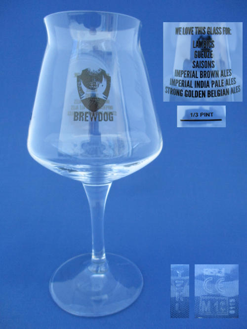 Brewdog Beer Glass 002193B129