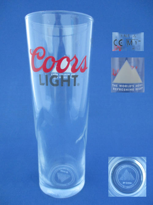 Coors Light Beer Glass 002197B130