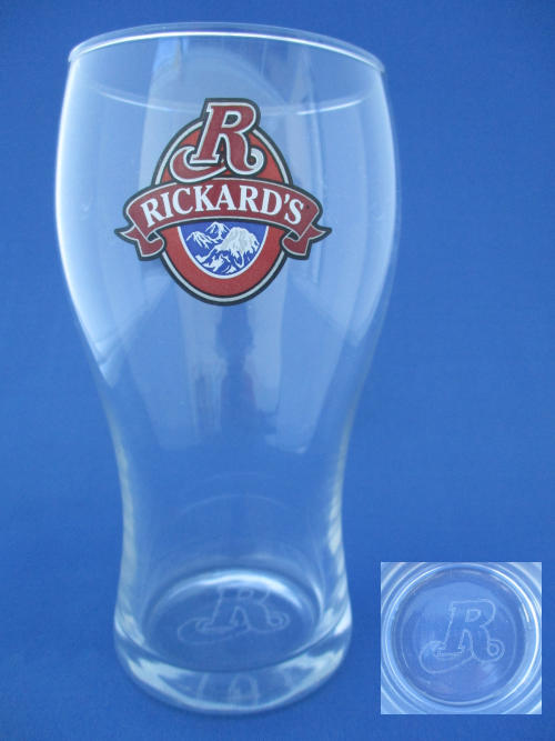 Rickards Beer Glass 002208B130