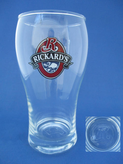 Rickards Beer Glass 002213B130