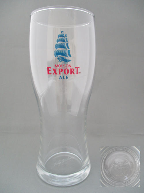 Molson Export Beer Glass 002217B131
