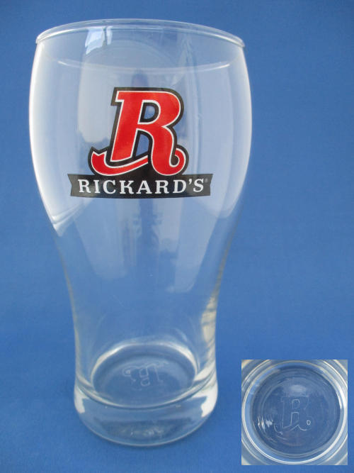 Rickards Beer Glass 002218B131