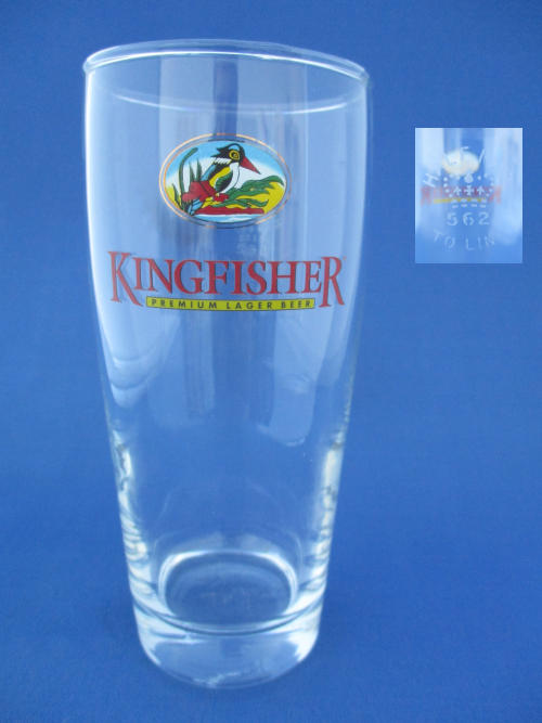 Kingfisher Beer Glass 002223B131