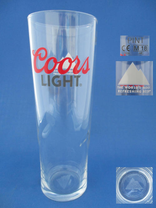 Coors Light Beer Glass 002231B131