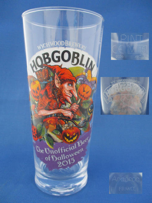 Hobgoblin Beer Glass