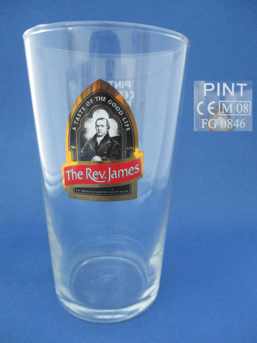 Rev James Beer Glass 002239B132