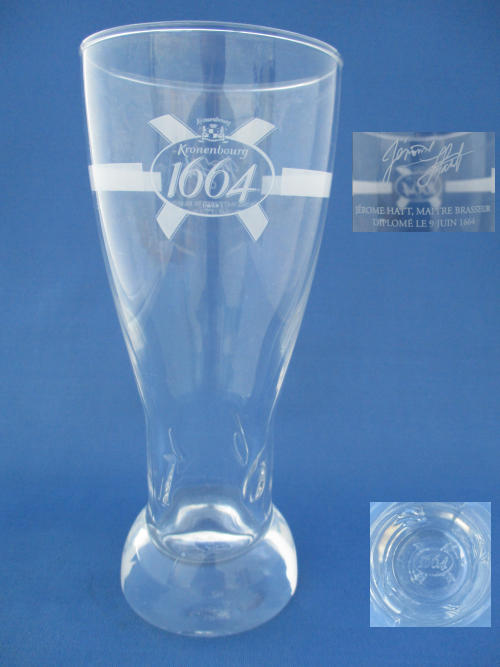 Kronenbourg 1664 Beer Glass 002243B132