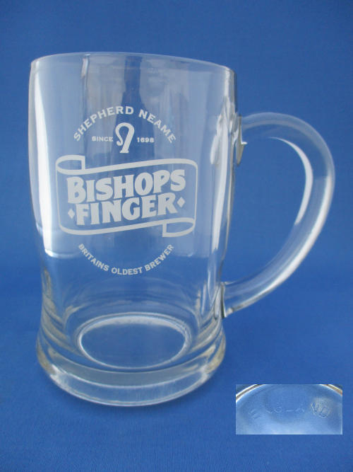Bishops Finger Beer Glass