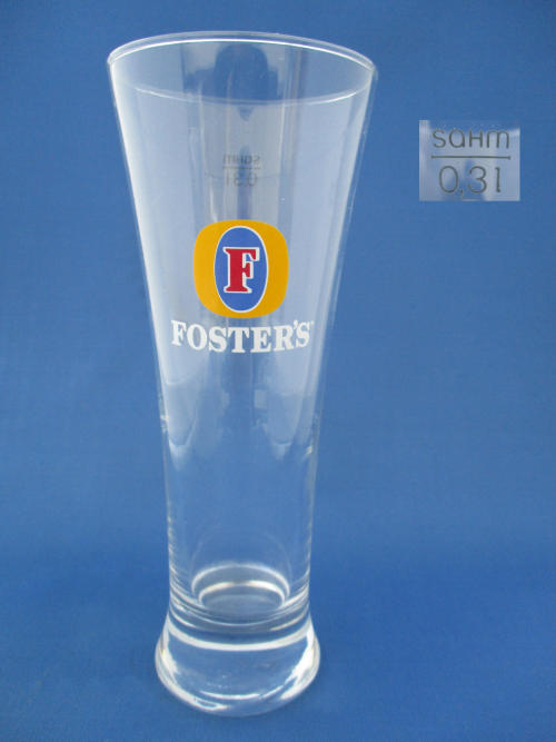 Fosters Beer Glass 002252B133