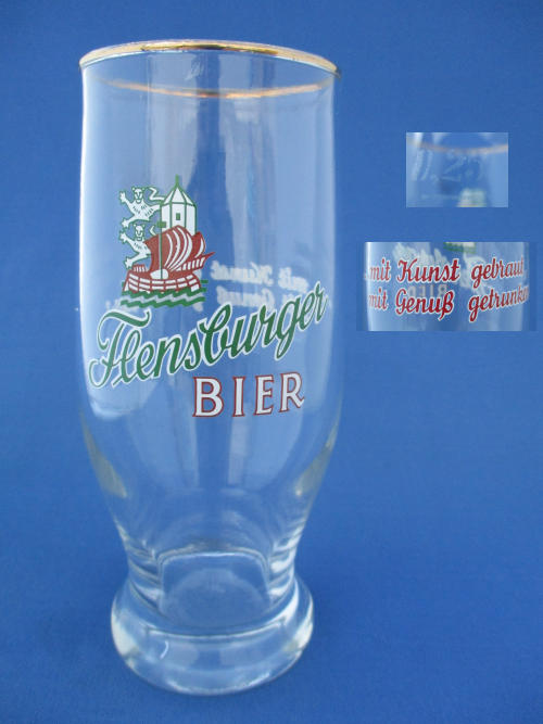 Flensburger Beer Glass 002254B133