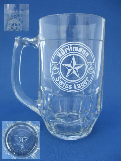 Hurlimann Beer Glass 002259B133