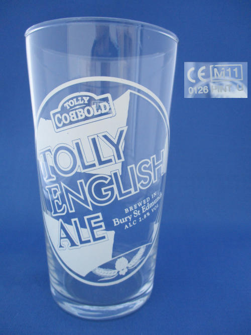 Tolly English Ale Beer Glass 002262B133