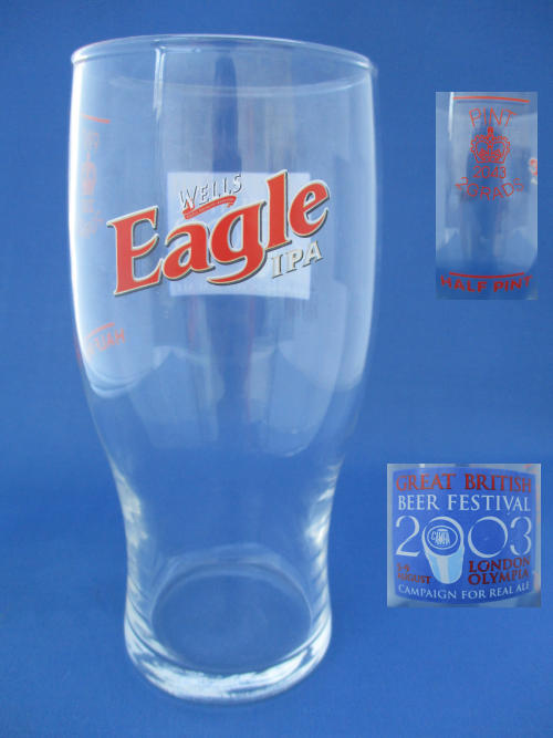 Eagle IPA Beer Glass 002276B134