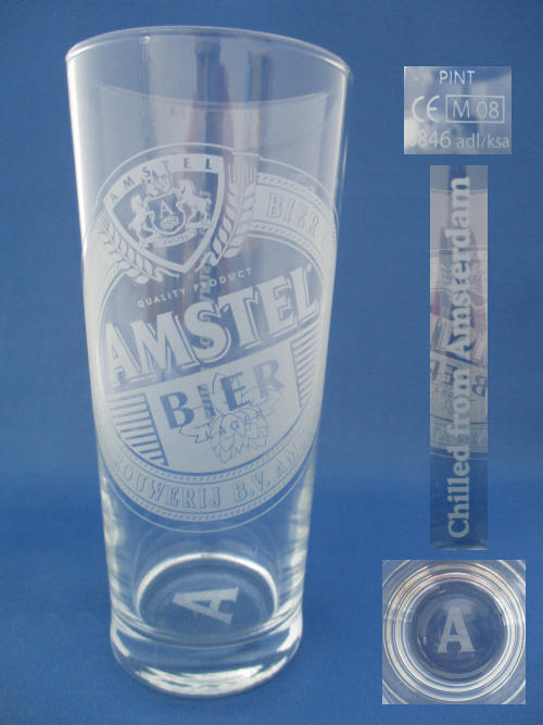 Amstel Beer Glass 002278B134