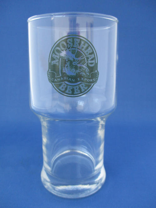 Moosehead Beer Glass 002198B130