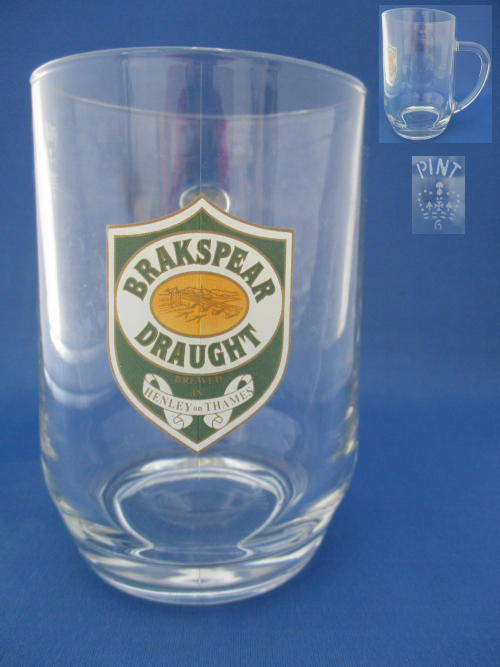 Brakspear Beer Glass 002283B134