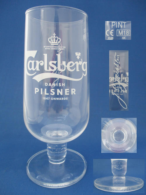Carlsberg Beer Glass 002287B135