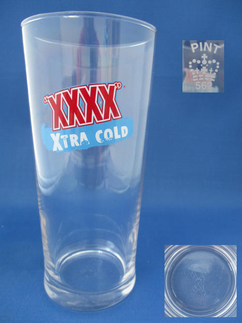 Castlemaine XXXX Beer Glass 002304B134