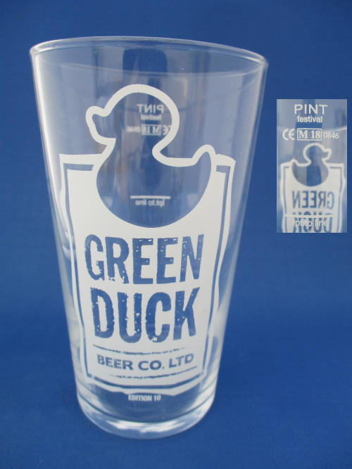 Green Duck Beer Glass 002310B136